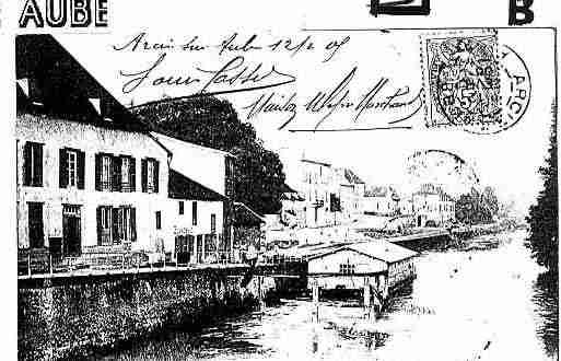 Ville de ARCISSURAUBE Carte postale ancienne
