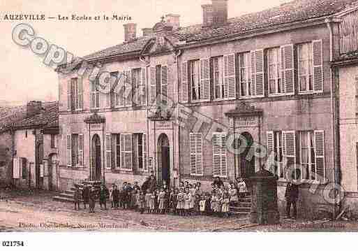 Ville de AUZEVILLE, carte postale ancienne