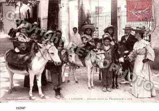 Ville de BAGNERESDELUCHON, carte postale ancienne