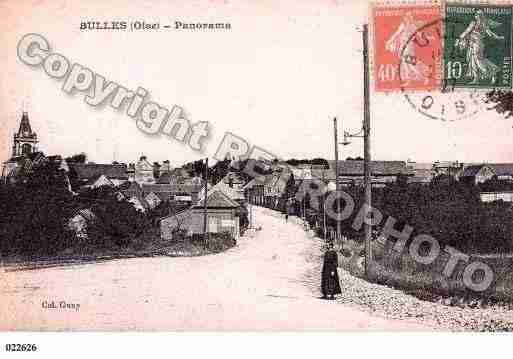 Ville de BULLES, carte postale ancienne