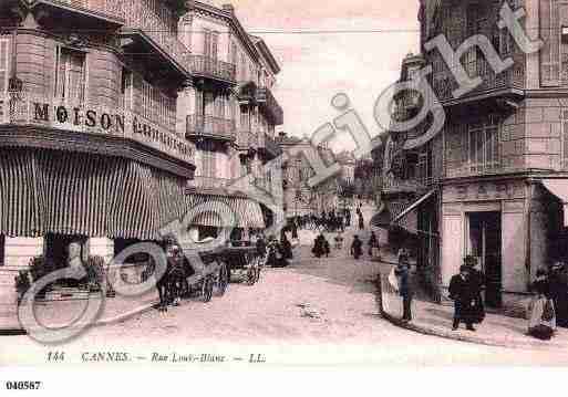 Ville de CANNES, carte postale ancienne