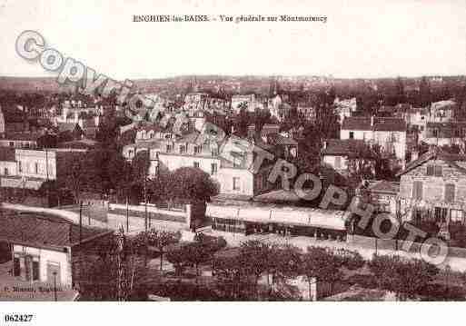 Ville de ENGHIENLESBAINS, carte postale ancienne