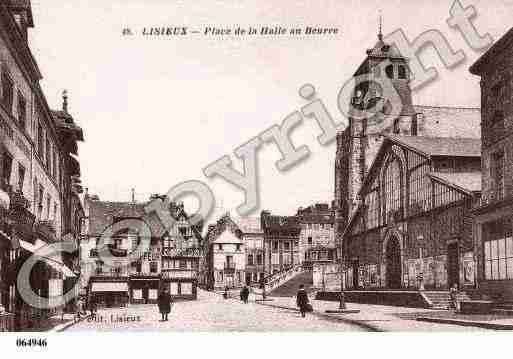 Ville de LISIEUX, carte postale ancienne