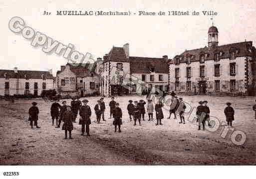 Ville de MUZILLAC, carte postale ancienne