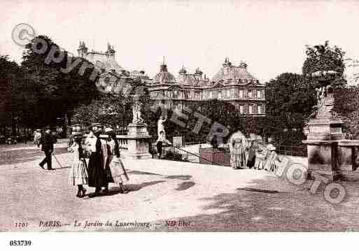 Ville de PARIS6, carte postale ancienne