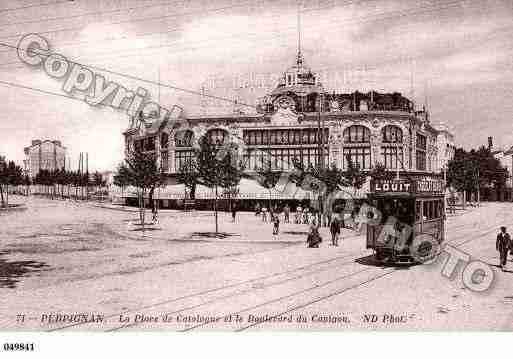 Ville de PERPIGNAN, carte postale ancienne