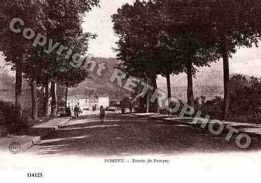 Ville de POMPEY, carte postale ancienne