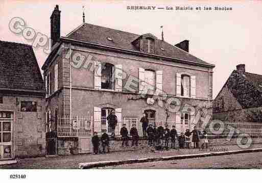 Ville de SEMELAY, carte postale ancienne