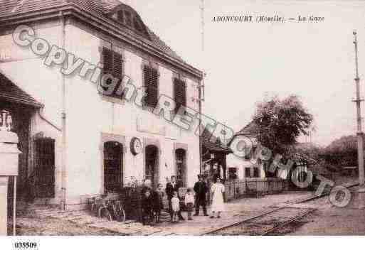 Ville de ABONCOURT, carte postale ancienne