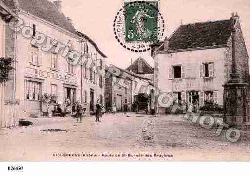 Ville de AIGUEPERSE, carte postale ancienne