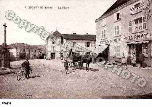 Ville de AIGUEPERSE, carte postale ancienne