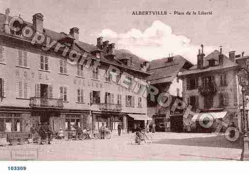 Ville de ALBERTVILLE, carte postale ancienne