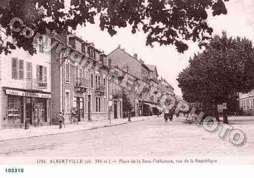 Ville de ALBERTVILLE, carte postale ancienne