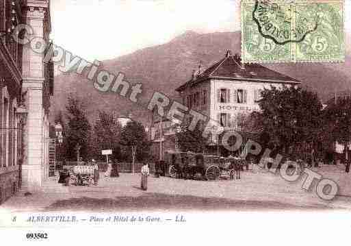 Ville de ALBERTVILLE, carte postale ancienne