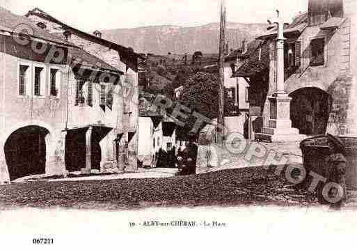 Ville de ALBYSURCHERAN, carte postale ancienne