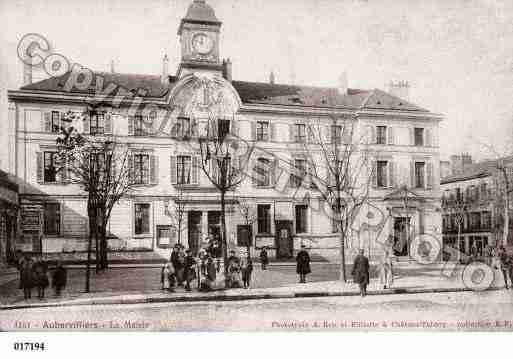 Ville de AUBERVILLIERS, carte postale ancienne