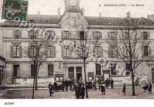 Ville de AUBERVILLIERS, carte postale ancienne