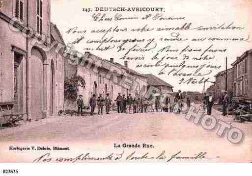 Ville de AVRICOURT, carte postale ancienne