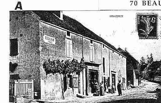 Ville de BEAUJEUX, carte postale ancienne