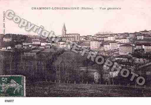 Ville de CHAMBOSTLONGESSAIGNE, carte postale ancienne