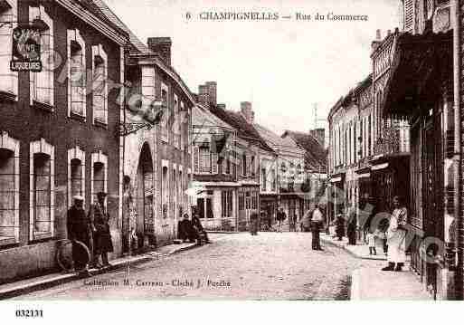 Ville de CHAMPIGNELLES, carte postale ancienne