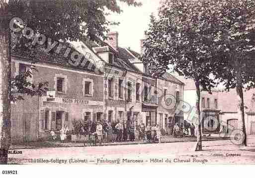 Ville de CHATILLONCOLIGNY, carte postale ancienne