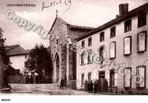 Ville de CHAUSSETERRE, carte postale ancienne