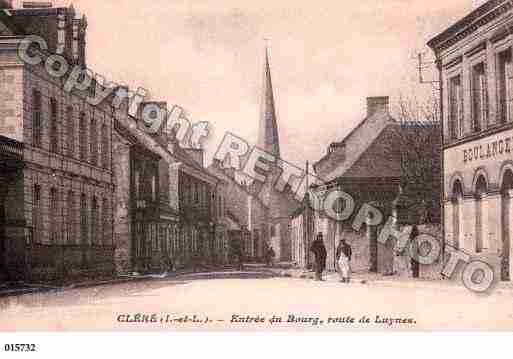 Ville de CLERELESPINS, carte postale ancienne