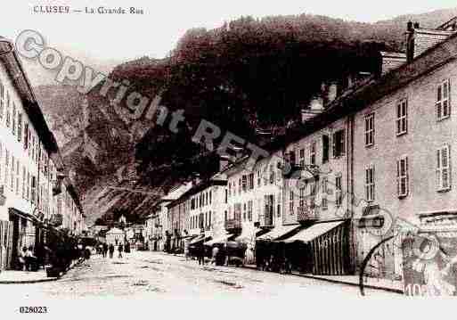 Ville de CLUSES, carte postale ancienne