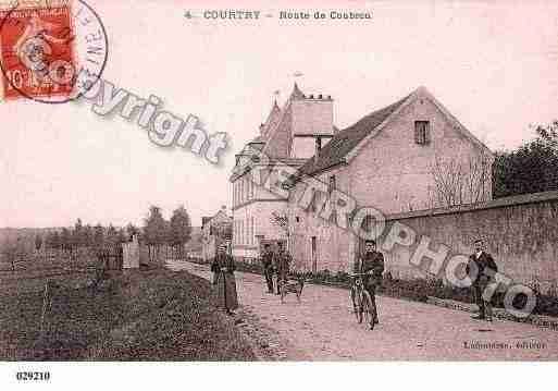 Ville de COURTRY, carte postale ancienne