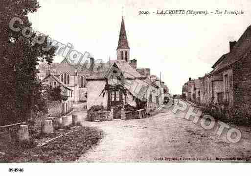 Ville de CROPTE(LA), carte postale ancienne