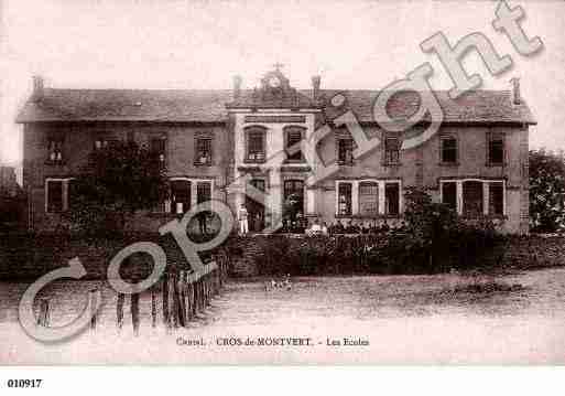 Ville de CROSDEMONTVERT, carte postale ancienne