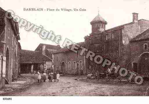 Ville de DAMBLAIN, carte postale ancienne