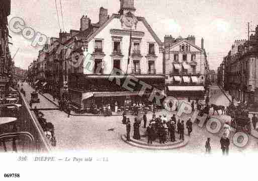 Ville de DIEPPE, carte postale ancienne