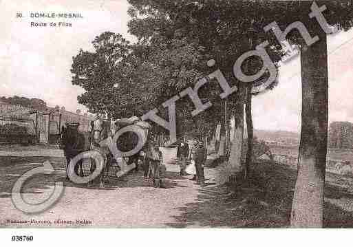 Ville de DOMLEMESNIL, carte postale ancienne