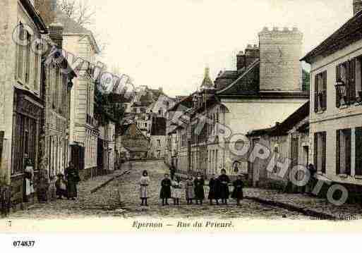 Ville de EPERNON, carte postale ancienne