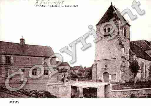 Ville de ESSISES, carte postale ancienne