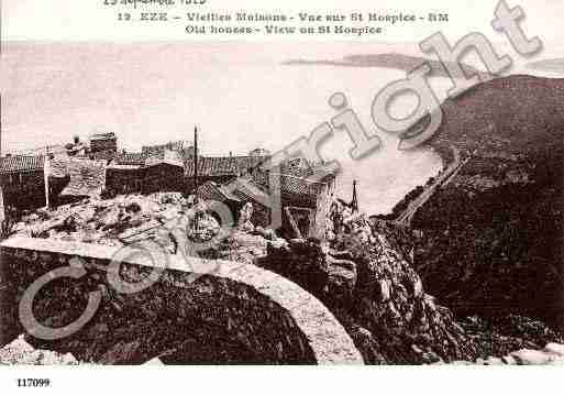 Ville de EZE, carte postale ancienne