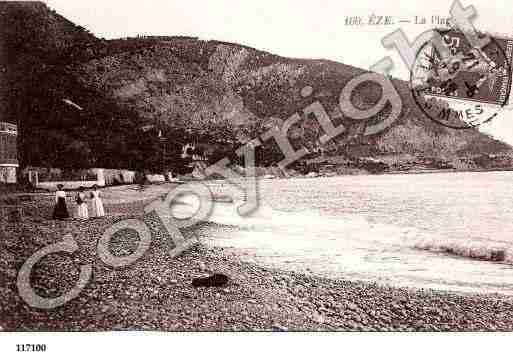 Ville de EZE, carte postale ancienne