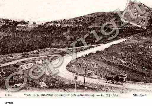 Ville de EZE, carte postale ancienne