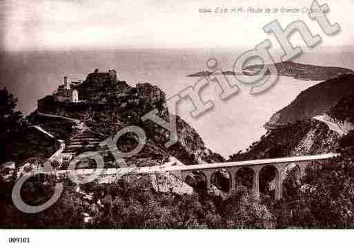 Ville de EZE, carte postale ancienne