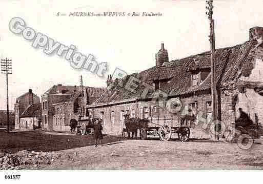 Ville de FOURNESENWEPPES, carte postale ancienne