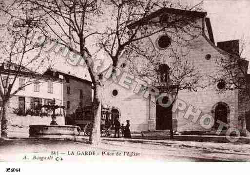 Ville de GARDE(LA), carte postale ancienne