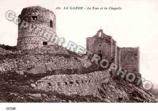 Ville de GARDE(LA), carte postale ancienne