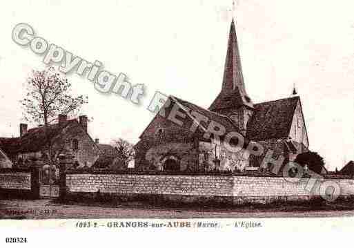 Ville de GRANGESSURAUBE, carte postale ancienne
