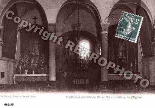 Ville de HERBEVILLE, carte postale ancienne