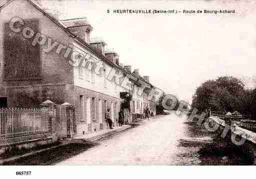 Ville de HEURTEAUVILLE, carte postale ancienne