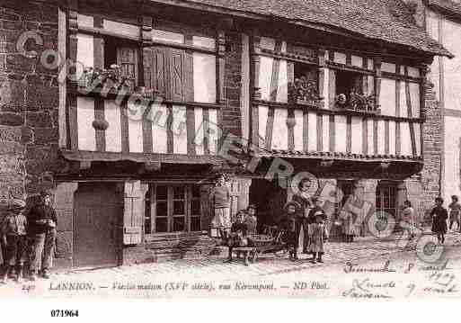 Ville de LANNION, carte postale ancienne