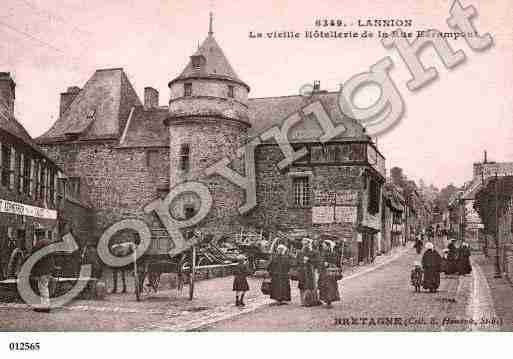 Ville de LANNION, carte postale ancienne