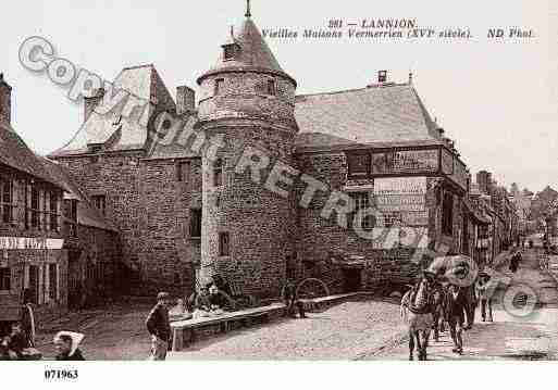 Ville de LANNION, carte postale ancienne